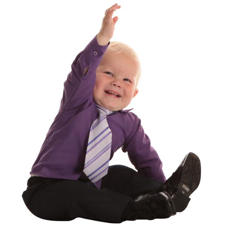 Baby overhemd paars-80 NIEUW, Kinderen en Baby's, Babykleding | Maat 80, Jongetje, Nieuw, Ophalen of Verzenden