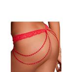 Jette Joop String in opwindende bandjes-look, Verzenden