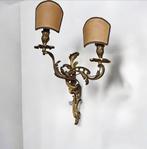 Wandkandelaar (2) - Verguld brons