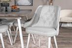 Eetkamerstoel - Ashley - Lichtgrijs - Jörn, Verzenden, Nieuw