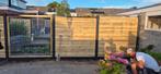 Hout beton schutting. Inclusief montage. Prijs per meter., Verzenden, 6 meter of meer, Nieuw, 2 meter of meer