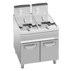 GGM Gastro | Dubbele friteuse op gas - 20+20 liter - 35 kW |, Verzenden, Nieuw