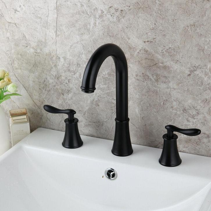 Zwarte opbouw kraan, Doe-het-zelf en Verbouw, Sanitair, Kraan, Nieuw, Verzenden