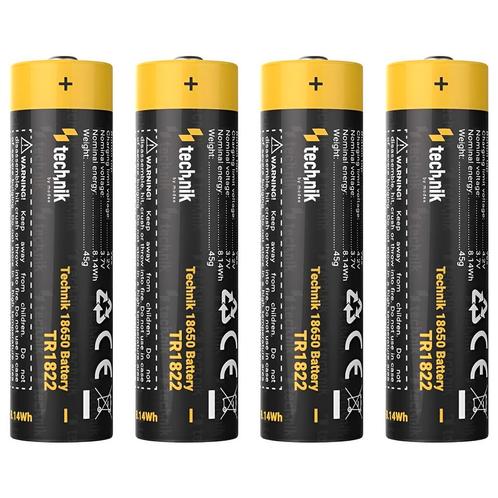 Technik Oplaadbare Lithium Batterij - Li-ion - 18650 /, Audio, Tv en Foto, Accu's en Batterijen, Nieuw, Verzenden