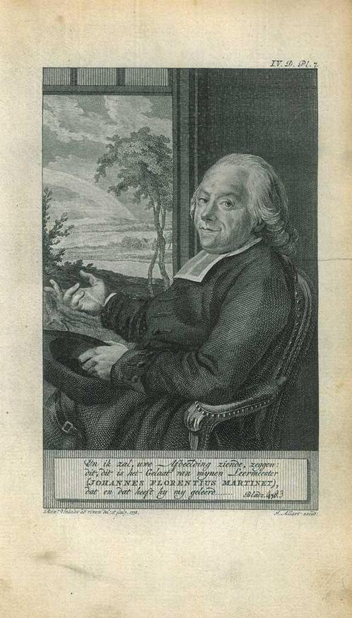 Portrait of Johannes Florentius Martinet, Antiek en Kunst, Kunst | Etsen en Gravures