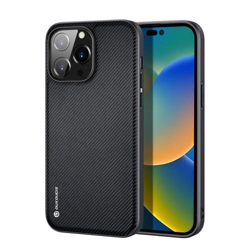 iPhone 14 Pro Max Dux Ducis Fino Hybrid Back Case Zwart, Telecommunicatie, Mobiele telefoons | Hoesjes en Frontjes | Apple iPhone