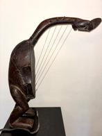 Afrikaanse Fang Ngombi Harp - 52cm - Gabon, Antiek en Kunst