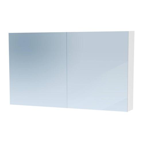 Spiegelkast Dual Exclusive Line 120cm Mat Wit, Doe-het-zelf en Verbouw, Sanitair, Bad, Nieuw, Ophalen of Verzenden