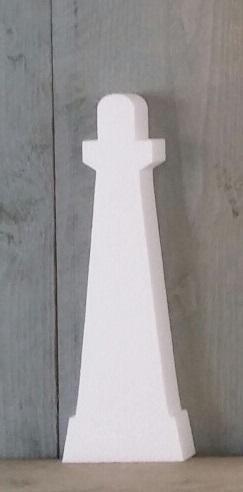 Styropor Vuurtoren 30 x 3 cm. Workshopitem, Hobby en Vrije tijd, Knutselen, Nieuw, Ophalen of Verzenden