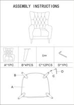 FAUTEUIL IMPERIAL CM 73X79X106, Huis en Inrichting, Fauteuils, Ophalen of Verzenden, Nieuw