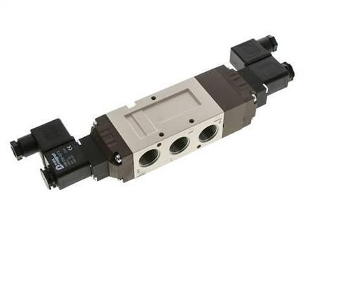 5/3 G1/2 Midden Gesloten Magneetventiel 24V AC, Doe-het-zelf en Verbouw, Gereedschap | Machine-onderdelen en Toebehoren, Nieuw