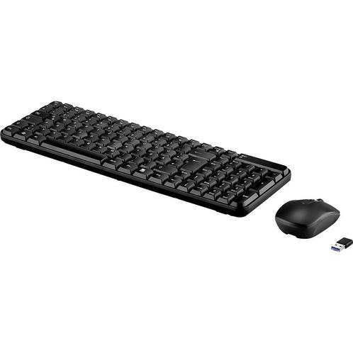 Renkforce rf-silent/ds-01 USB toetsenbord, muis set Duits,, Computers en Software, Overige Computers en Software, Nieuw, Verzenden