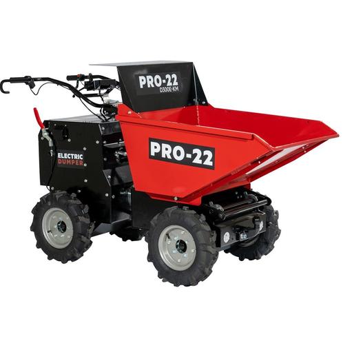 PRO-22 D300E-KM Accu Mini Dumper / Kruiwagen, Tuin en Terras, Kruiwagens