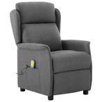 vidaXL Massagestoel stof lichtgrijs, Sport en Fitness, Massageproducten, Verzenden, Nieuw