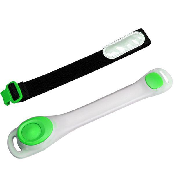 Hardloop verlichting voor arm en been - Groen, Sport en Fitness, Loopsport en Atletiek, Hardlopen, Overige typen, Nieuw, Overige merken