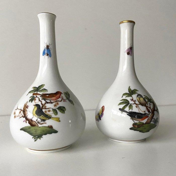 Herend - Vaas (2) - Porselein - Rotschild vaasjes, Antiek en Kunst, Antiek | Glas en Kristal