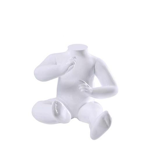 Headless etalagepop baby mat wit KM6-MW, Zakelijke goederen, Kantoor en Winkelinrichting | Winkel en Inventaris