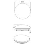 LED Plafondlamp - Trion Puta - 12W - Natuurlijk Wit 4000K -, Ophalen of Verzenden, Nieuw, Kunststof