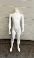 Paspop, Etalagepop Kind, B33 x D22 x H90cm, wit