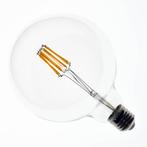 LED filament lamp G125 E27 8 Watt 2700K Dimbaar - Crius, Nieuw, Verzenden