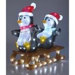 Kerstfiguur pinguïns op slee | PerfectLED | 57 x 30 x 55.5, Diversen, Kerst, Verzenden, Nieuw