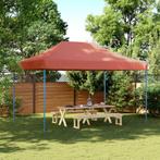 vidaXL Partytent inklapbaar pop-up 440x292x315 cm terracotta, Tuin en Terras, Verzenden, Nieuw