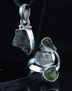 Moldaviet en Herkimer-diamant Sieraden- 7.43 g - (2)