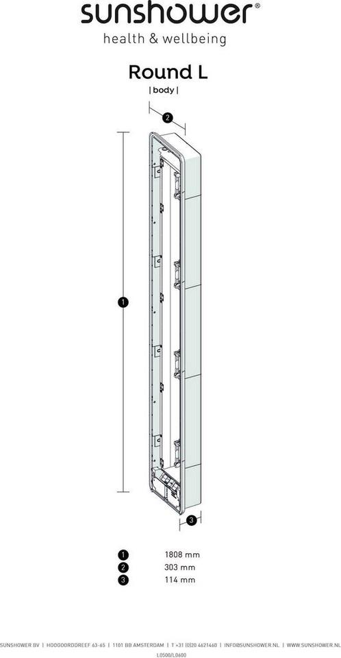 Sunshower One Large van €2725.00 voor €2561.50, Doe-het-zelf en Verbouw, Sanitair, Nieuw, Ophalen of Verzenden