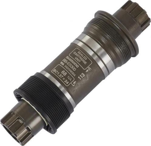 Shimano Octalink Bsa Trapaslager Zwart,Zilver 68 mm / 126 mm, Fietsen en Brommers, Fietsonderdelen, Zo goed als nieuw, Ophalen of Verzenden