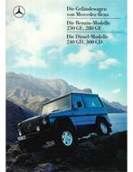 1987 MERCEDES BENZ G KLASSE BROCHURE DUITS, Boeken, Auto's | Folders en Tijdschriften, Nieuw, Author