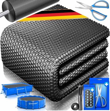 KESSER® Zwembad zonnezeil - Afdekzeil - 600x400cm - Zwart beschikbaar voor biedingen