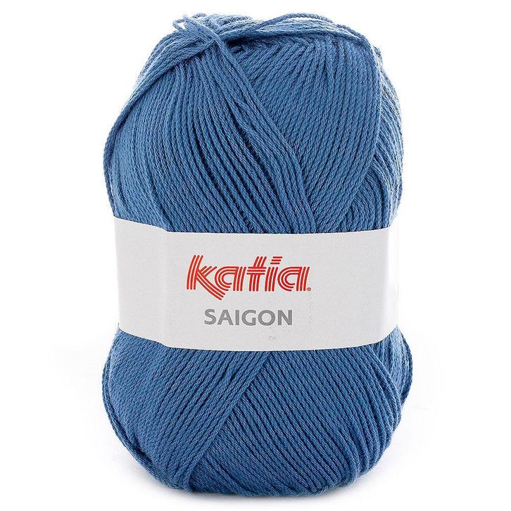 Katia Saigon - 32 jeansblauw - Acryl Garen, Hobby en Vrije tijd, Breien en Haken, Ophalen of Verzenden