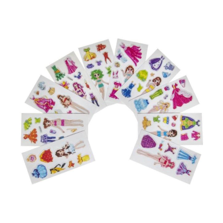 500 x stickers meisjeskleding, Kinderen en Baby's, Speelgoed | Overig