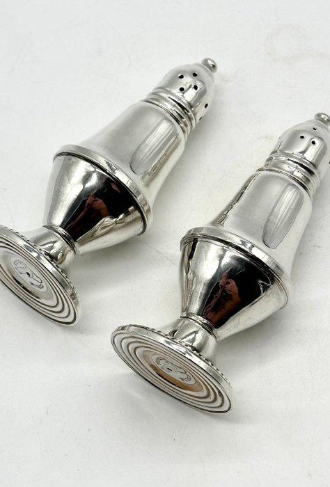 No reserve-Stel grote handgemaakte 1e gehalte zilveren, Antiek en Kunst, Antiek | Goud en Zilver