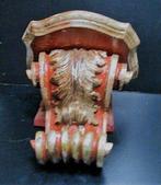 Wandplank beugel - Goud, Polychroom hout, Zilver -