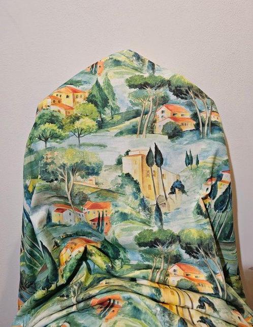 Textiel Toscaanse landschap beperkte editie - Artistiek, Antiek en Kunst, Antiek | Kleden en Textiel