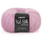 DROPS Kid-Silk Uni Colour - 04 oudroze - Mohair Garen, Hobby en Vrije tijd, Ophalen of Verzenden, Nieuw