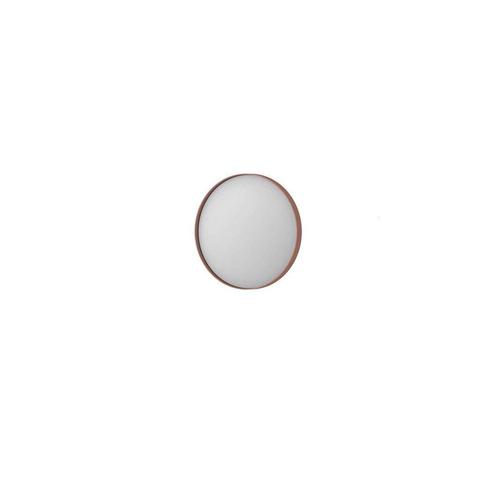INK Spiegel Rond Geborsteld Koper Aluminium Kader 40 x 3,5, Doe-het-zelf en Verbouw, Sanitair, Bad, Nieuw, Ophalen of Verzenden