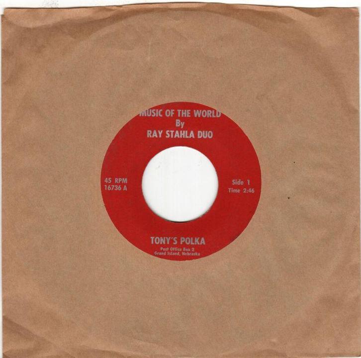 Ray Stahla - Tonys Polka + Beer & Schnitzel waltz (Viny..., Cd's en Dvd's, Vinyl | Nederlandstalig