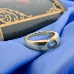 Vintage gouden ring met topaas (geelgoud, dames ring, 585), Sieraden, Tassen en Uiterlijk, Ringen, Gebruikt, Overige kleuren, Ophalen of Verzenden