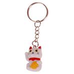 Sleutelhanger - Zilverkleurige Sleutelring -  Hangertje 3D M, Verzamelen, Ophalen of Verzenden, Nieuw