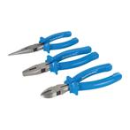 Silverline Tangen set - 3-delig - geharde kaken - antisli..., Doe-het-zelf en Verbouw, Gereedschap | Handgereedschap, Ophalen of Verzenden