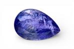 Zonder minimumprijs Blauw, Violet Tanzaniet - 13.66 ct -, Sieraden, Tassen en Uiterlijk, Edelstenen, Nieuw