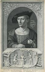 Portrait of Frank II of Borssele, Antiek en Kunst, Kunst | Etsen en Gravures