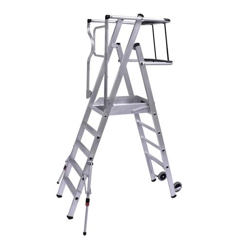 Alumexx Protect magazijntrap 3 t/m 8 treden, Doe-het-zelf en Verbouw, Ladders en Trappen, Trap, Nieuw, Verzenden