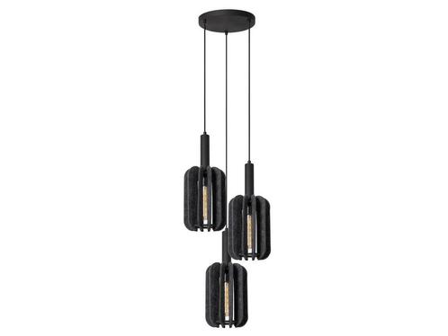Lucide RAFAL - Hanglamp - 50 cm - 3xE27 - Grijs, Huis en Inrichting, Woonaccessoires | Overige, Zo goed als nieuw, Verzenden