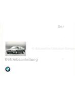 1996 BMW 5 SERIE INSTRUCTIEBOEKJE DUITS, Auto diversen, Handleidingen en Instructieboekjes