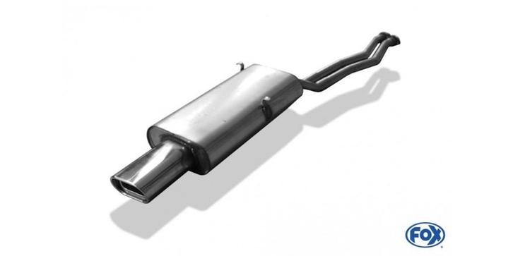 FOX BMW E30 320i/ 325i facelift einddemper - 135x80 type 53, Auto-onderdelen, Uitlaatsystemen, Nieuw, Verzenden