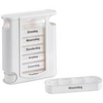 Pillendoosje 7 daags / 4 vakjes per dag - WIT, Ophalen of Verzenden, Nieuw