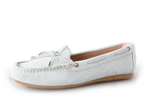 Giulia Instappers in maat 38 Blauw | 10% extra korting, Kleding | Dames, Schoenen, Blauw, Zo goed als nieuw, Instappers, Verzenden